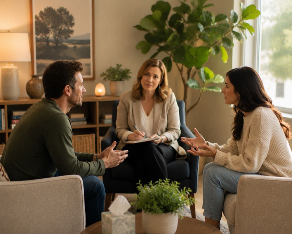 Couples communication counseling in Rockwall Texas helping partners improve understanding and connection.