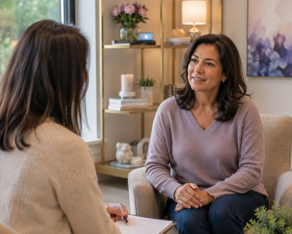 Menopause-related insomnia therapy in Rockwall Texas helping women improve sleep quality and nighttime rest.