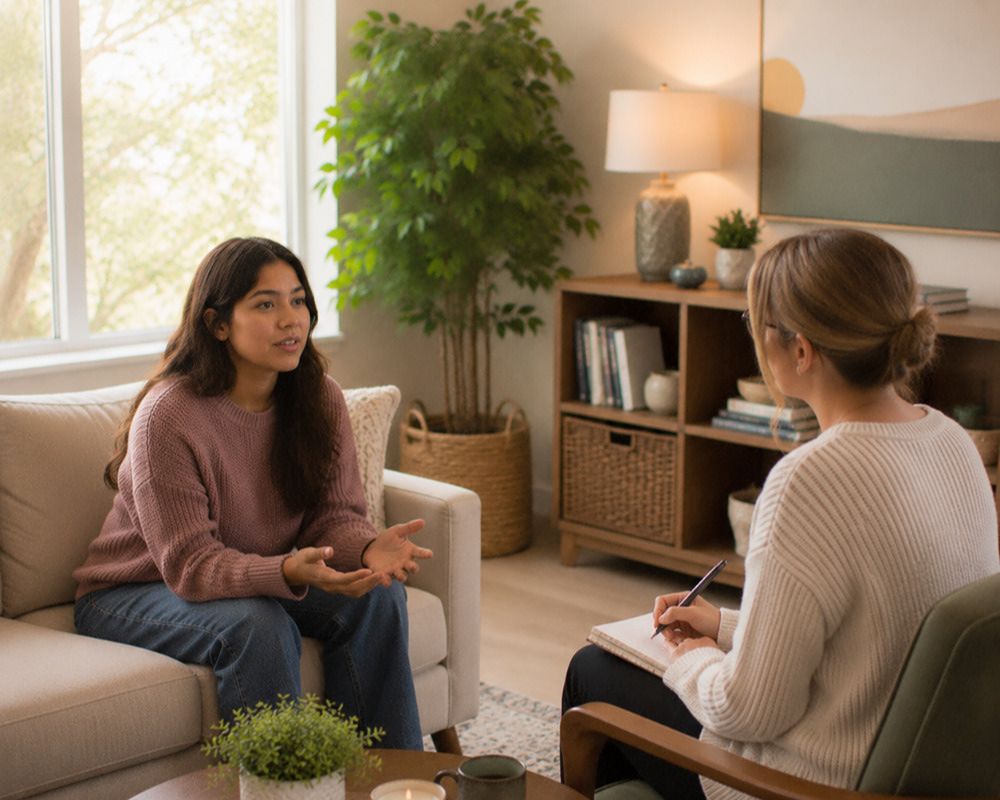 Social anxiety counseling in Rockwall Texas helping adults build confidence in social situations.