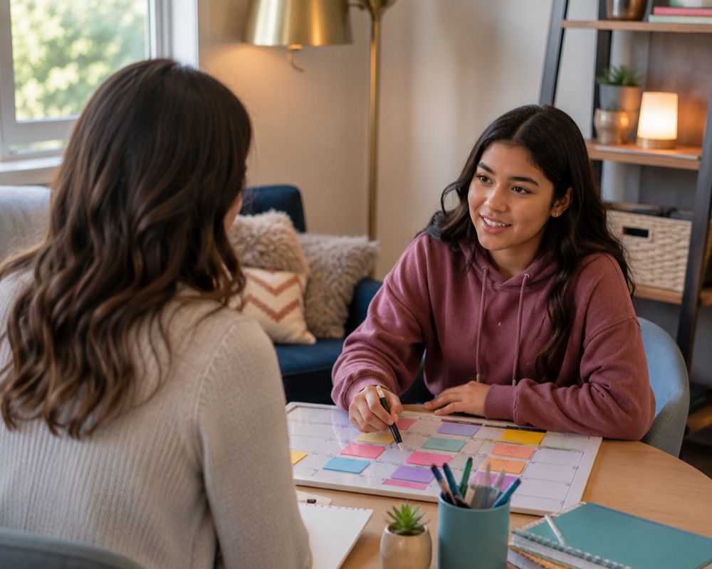 Teen ADHD counseling in Rockwall Texas helping adolescents manage focus, emotions, and school stress.