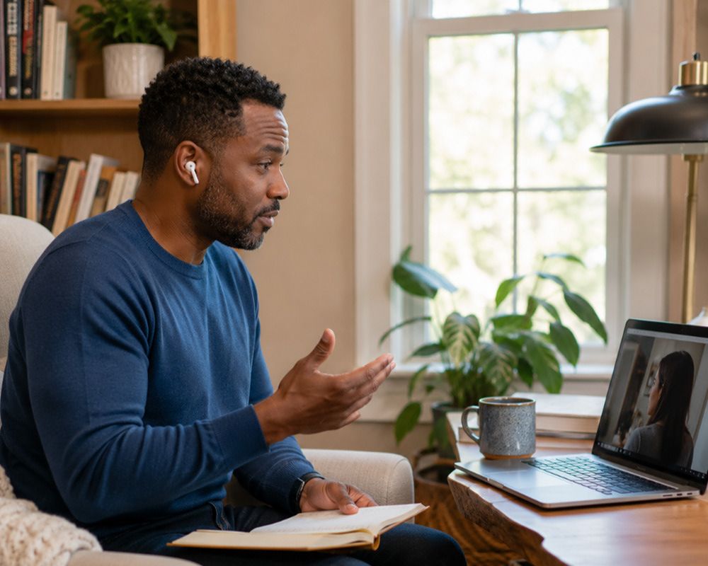 Virtual CBT-I therapy across Texas providing evidence-based insomnia treatment through telehealth.