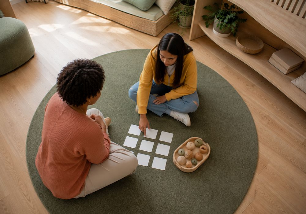 Autism spectrum therapy session supporting social communication in Rockwall TX