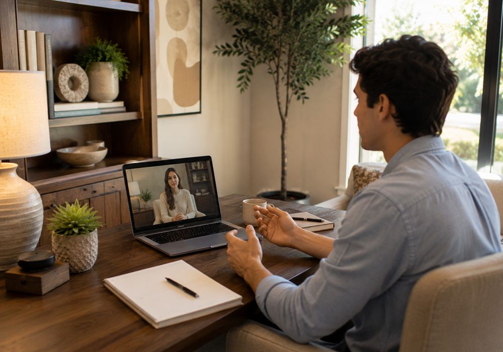 Virtual depression therapy appointment in Rockwall TX